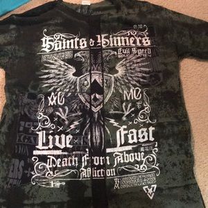 Affliction men shirt